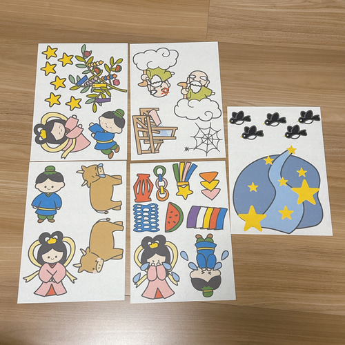 パネルシアター マグネットシアター 七夕のおはなし 由来 七夕