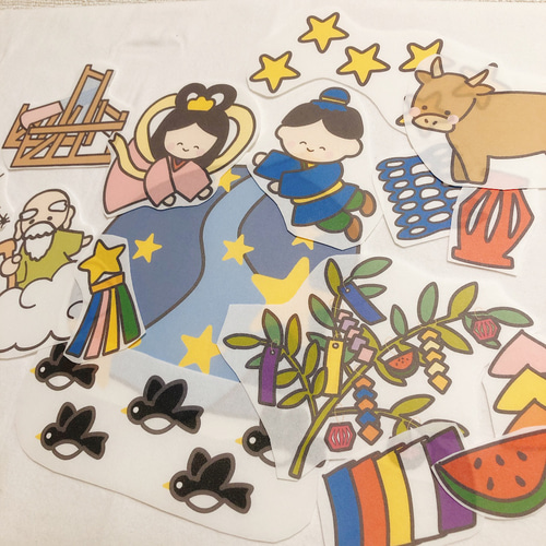 【確認用】保育教材 マグネットシアター(七夕のおはなし) 確認用】保育教材 マグネットシアター(七夕のおはなし)