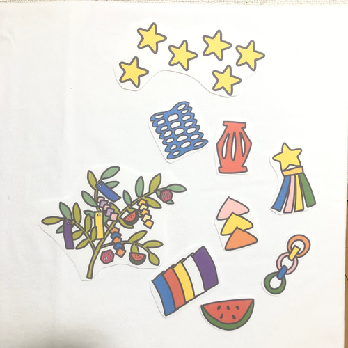 パネルシアター マグネットシアター 七夕のおはなし 由来 七夕 保育