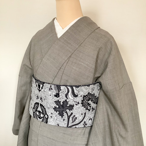 【新作】ハンドメイド　バティック半幅帯 新作】ハンドメイド バティック半幅帯 唯屋オリジナル