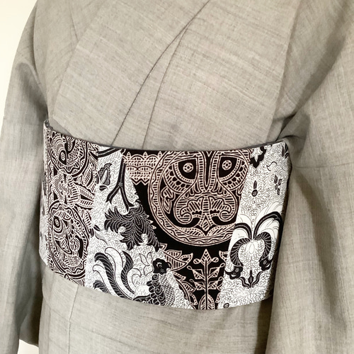 【新作】ハンドメイド　バティック半幅帯 43888f32196978c976eaf9ac1bbb22