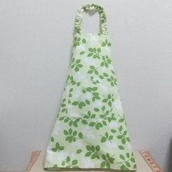 ひまわり（紺地）子供エプロン 90～160cm【首回り・腰回りの紐選択可