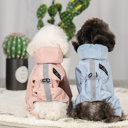 犬服 可愛い ペットウェア 犬ウェア 四季着用可能 防寒 犬コート 防雨 雨着 5枚目の画像