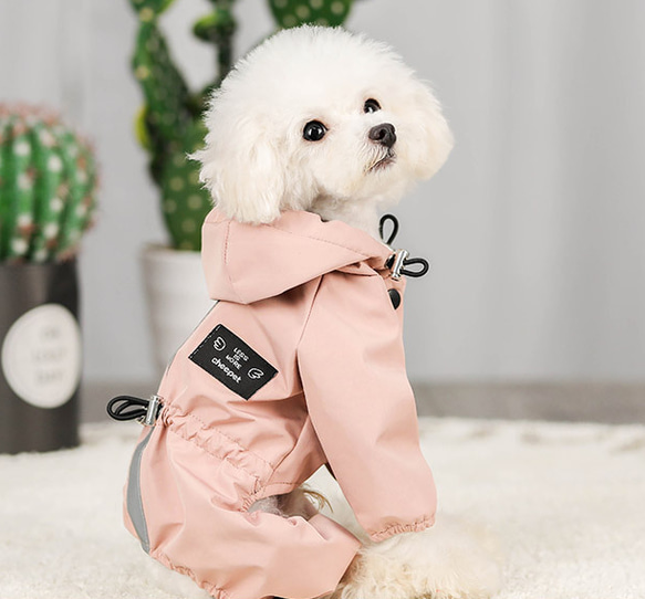 犬服 可愛い ペットウェア 犬ウェア 四季着用可能 防寒 犬コート 防雨 雨着 2枚目の画像