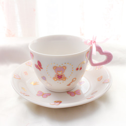 ♡ 充滿愛心 ♡ 茶杯和茶碟 第3張的照片