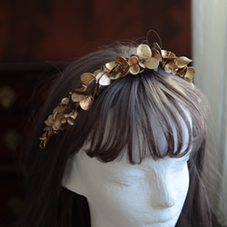 No.3リーフカチューシャ 卒業式、ウェディング、成人式 ヘッドドレス