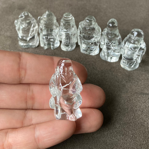 7つの神に守られる/天然石七福神/パワー 天然石 ストーン その他置物  