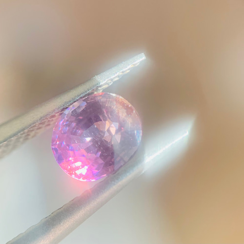 天然 パパラチアサファイア 非加熱 0.95ct ルース 宝石 その他 