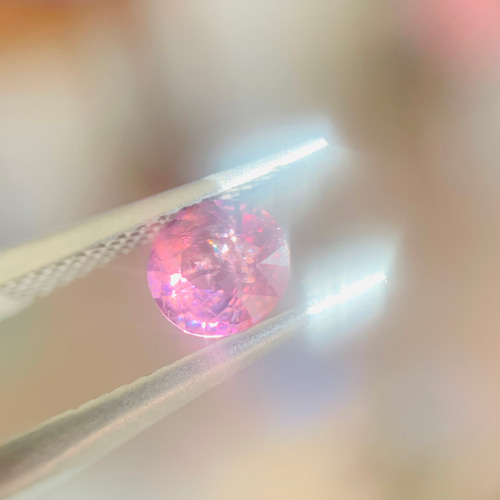 ０．４０７ct 天然パパラチアサファイア ルース パパラチア パパラチャ カード鑑別付】パパラチアサファイア ルース 0.371ct - メルカリ