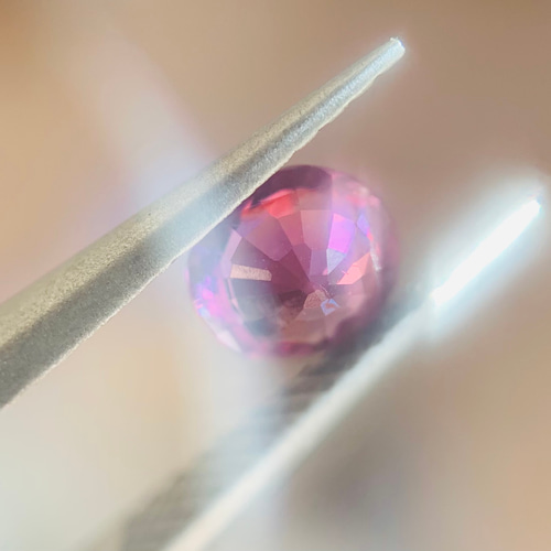 天然パパラチアサファイア　ルース　０．２２３ct　パパラチア 雅やかな”幻の宝石” 0.2ct UP 天然 パパラチア サファイア