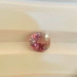 天然　パパラチアサファイア　非加熱　0.74ct ルース　宝石 1枚目の画像