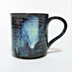 幻像的な青色のマグカップ（大きめ） 2枚目の画像