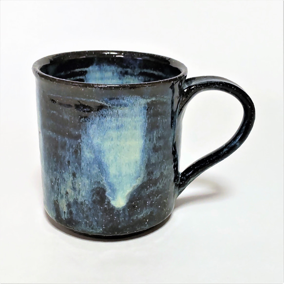 幻像的な青色のマグカップ（大きめ） 3枚目の画像