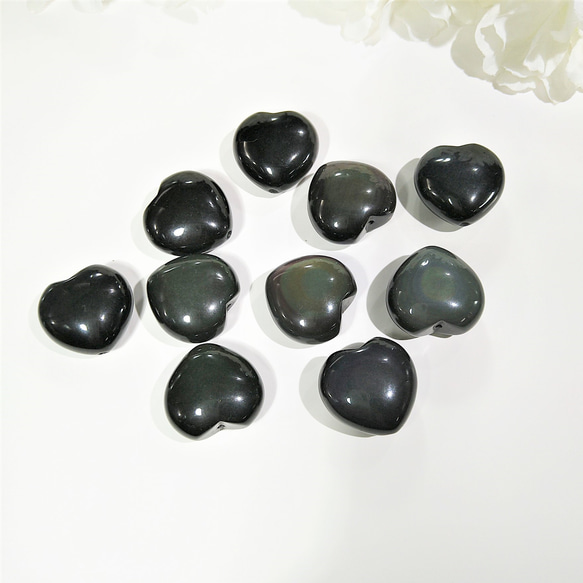 ハート型ゴールデンオプシディアン ゴールデンオブシディアン A