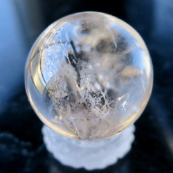 水入り 貫入 スモーキー ヒマラヤ水晶 スフィア 天然石 BodhiTree