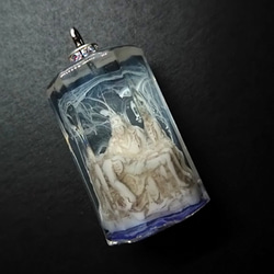 ミケランジェロ作　光るピエタ　クリスタルチャーム 6枚目の画像