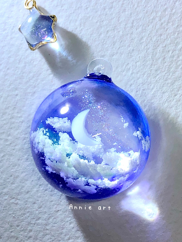 ハンドメイド レジンキーホルダー 花柄 ハート かわいい | Pay ID