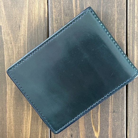 HORWEEN シェルコードバン × クロムエクセル マネークリップ 6枚目の画像