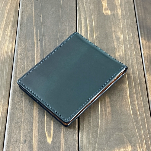 HORWEEN クロムエクセル　コインキャッチャー＆マネークリップウォレット④ MR.OLIVE E.O.I / HORWEEN CHROMEXCEL LEATHER / MONEY CLIP
