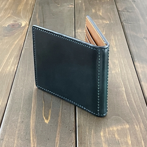 HORWEEN シェルコードバン × クロムエクセル マネークリップ