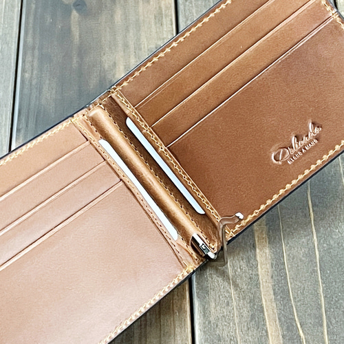 HORWEEN シェルコードバン × クロムエクセル マネークリップ