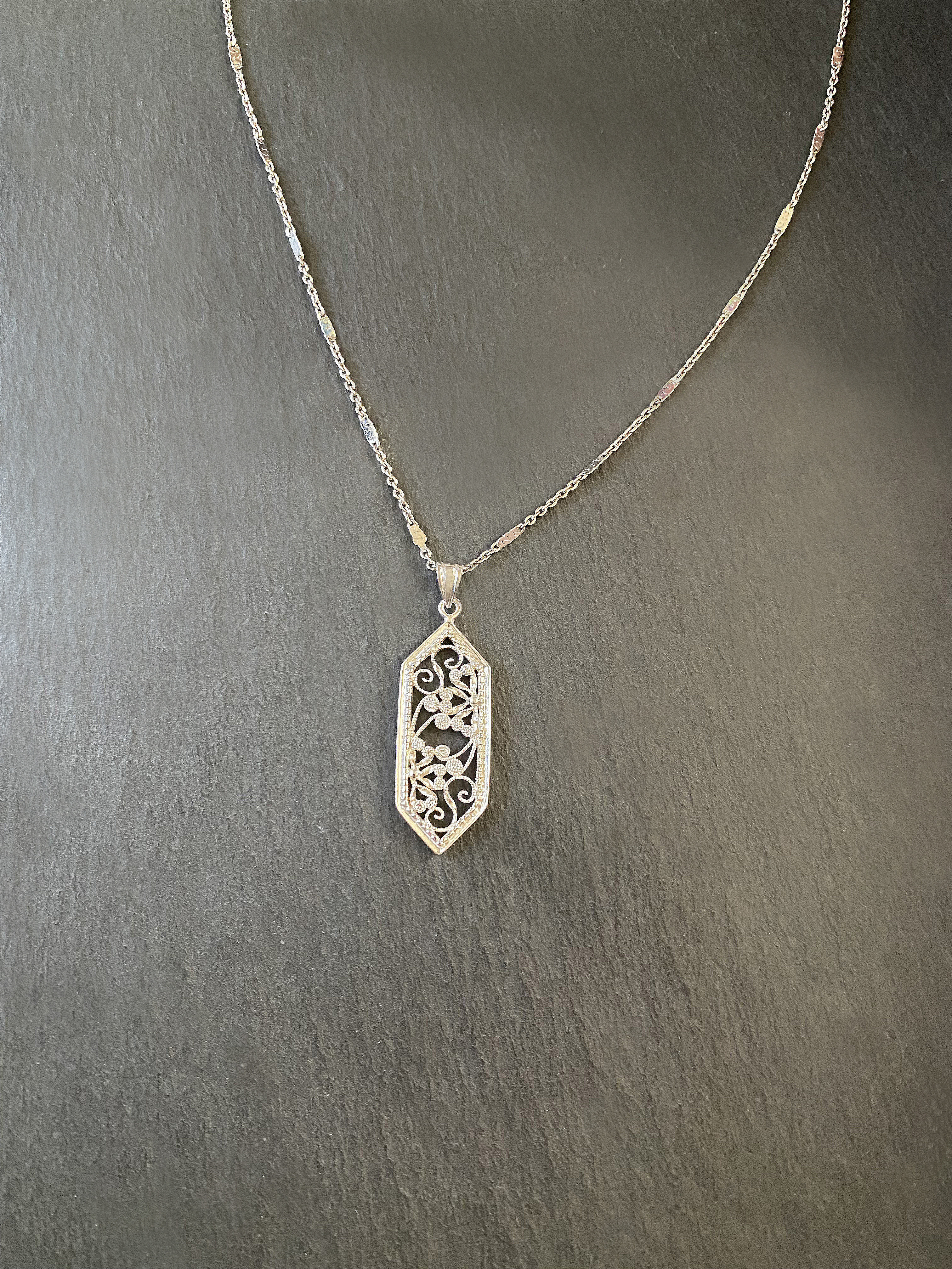 【銀線細工】Snowネックレス/SV925