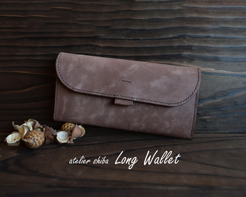 ジャンパーホックを使用した本革長財布 長財布 ATELIER SHIBA 通販