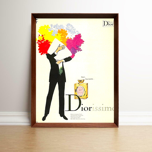 1980´s ルネグリュオ ヴィンテージポスター(Christian Dior)