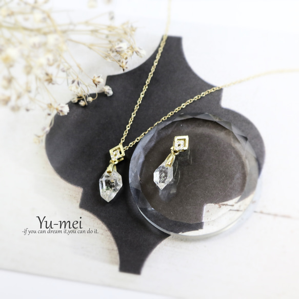 mari53 ♦︎14kgfオイルインクォーツネックレス mari53 様専用♦︎14kgfオイルインクォーツネックレス