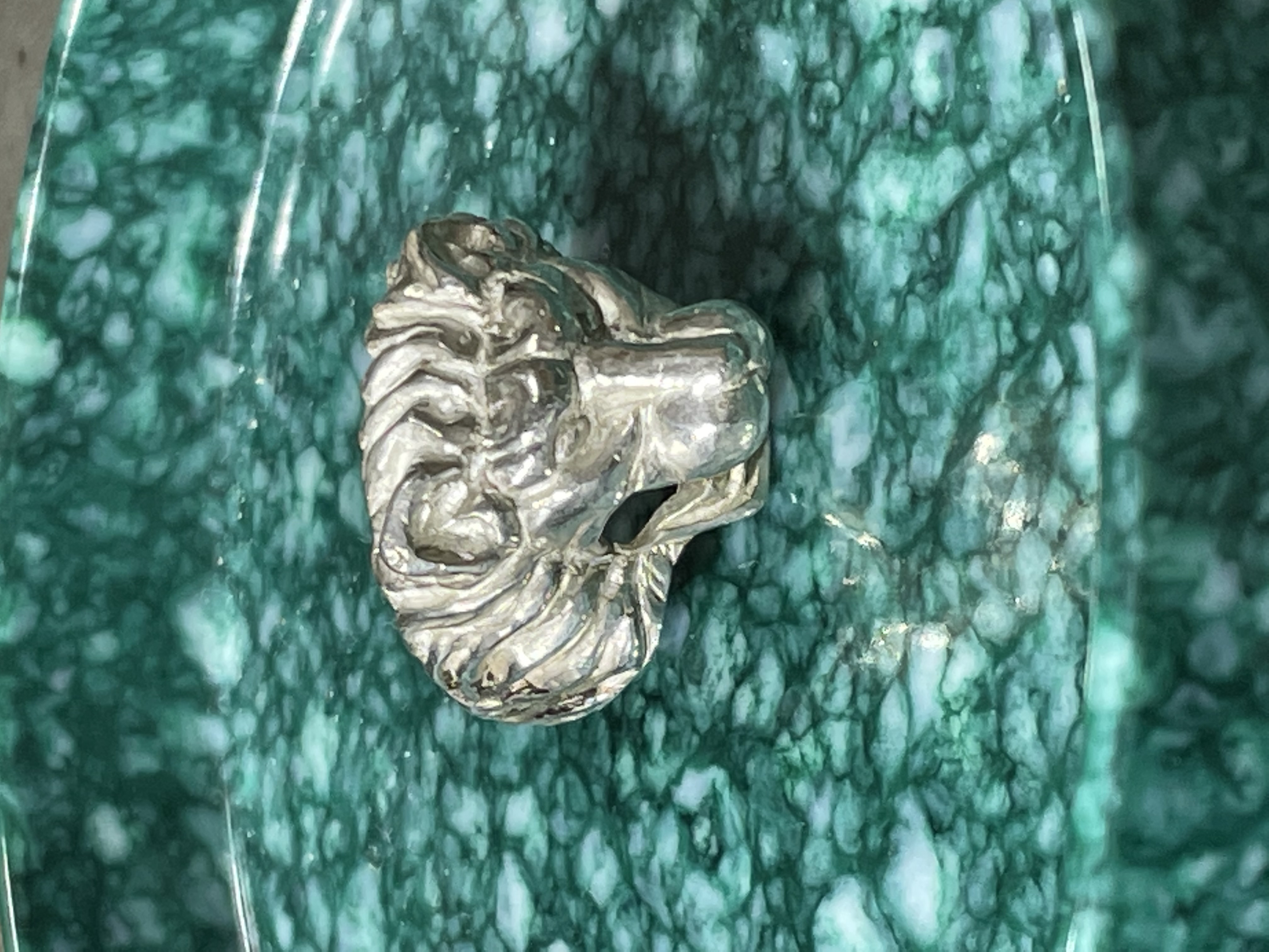 silver925 Large lion ring