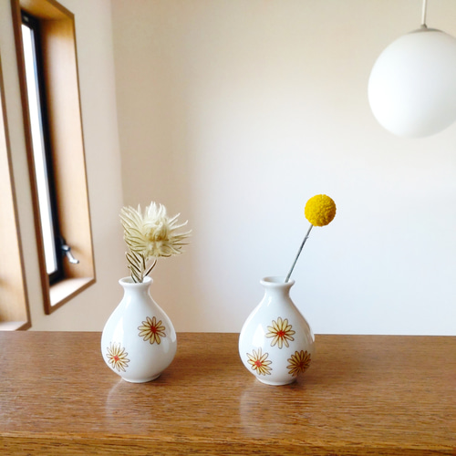 九谷焼＊日本製一輪挿しドライフラワーセット❀インテリア ギフト