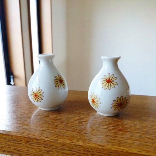 九谷焼＊日本製一輪挿しドライフラワーセット❀インテリア ギフト