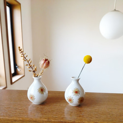 九谷焼＊日本製一輪挿しドライフラワーセット❀インテリア ギフト