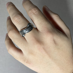 silver925 documents ring 9枚目の画像