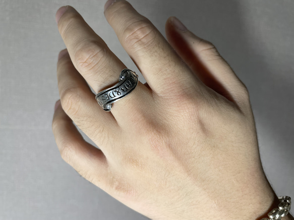 silver925 documents ring 9枚目の画像