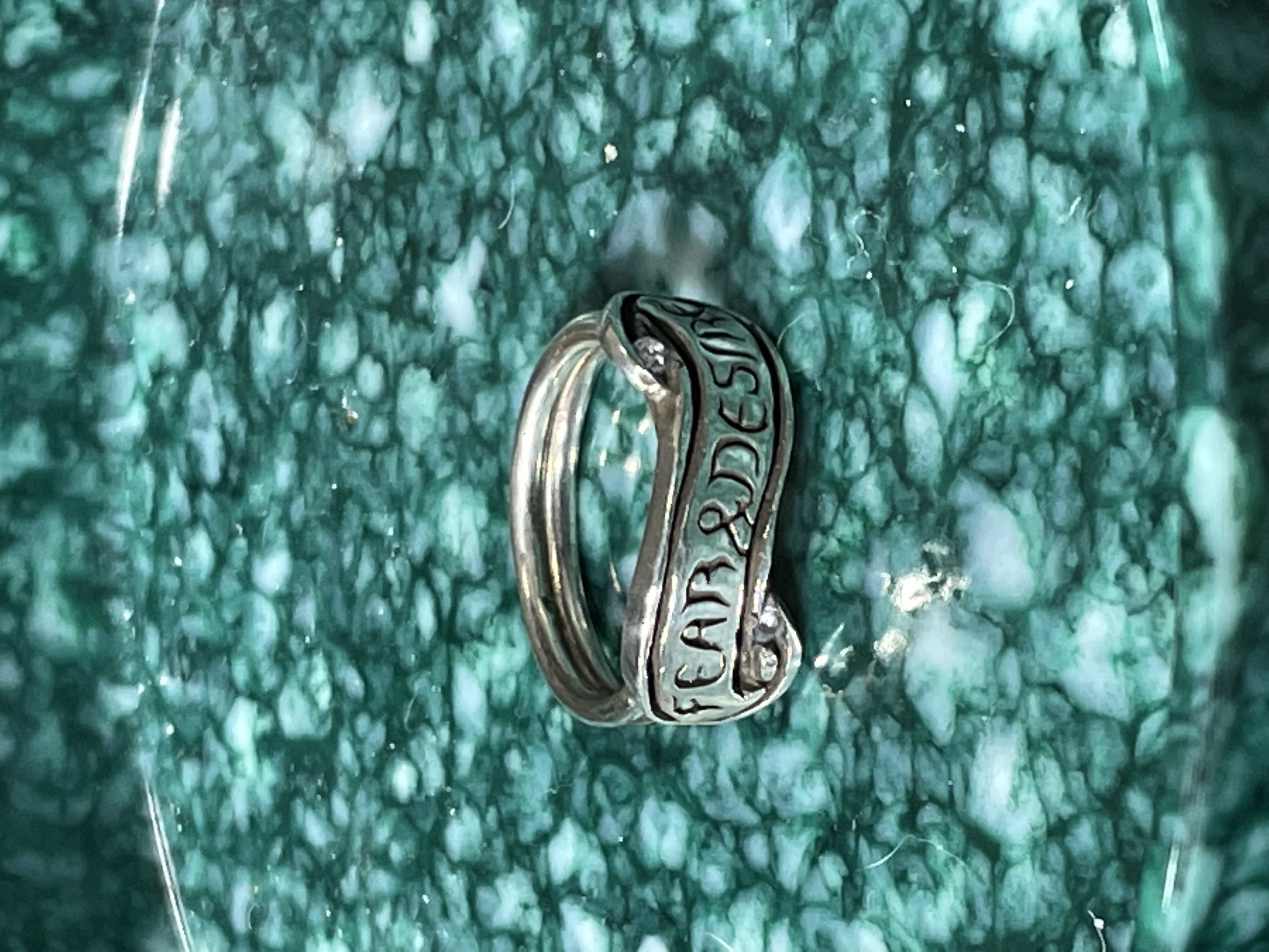 silver925 documents ring