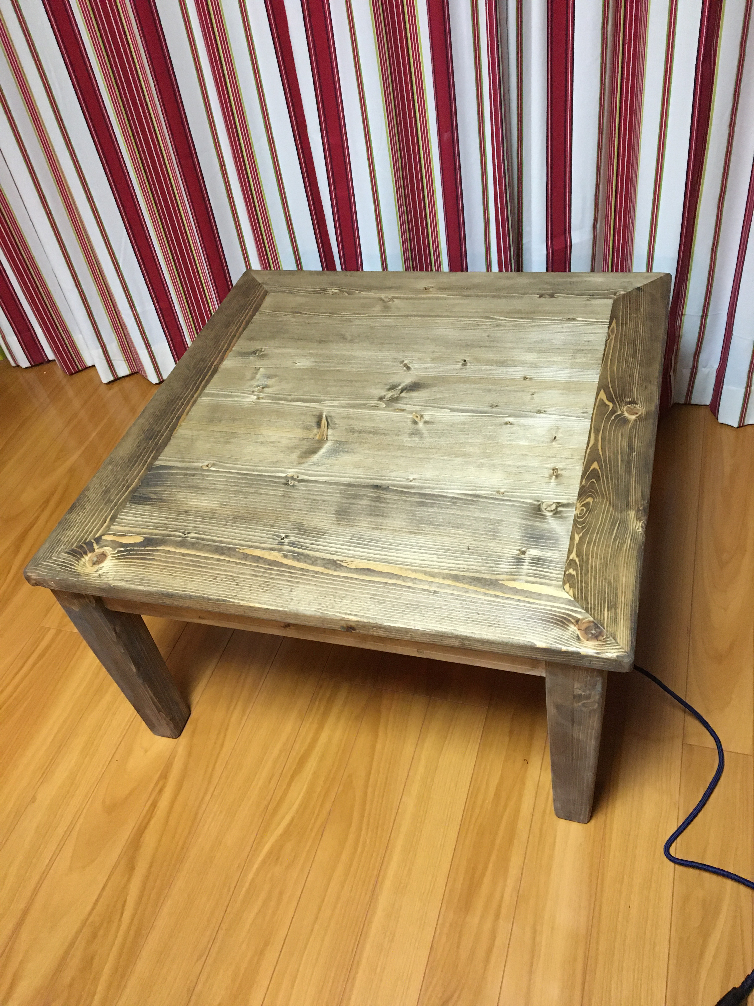 ダイニングテーブル モンキーポット オイル塗装 二枚継ぎ Ω 