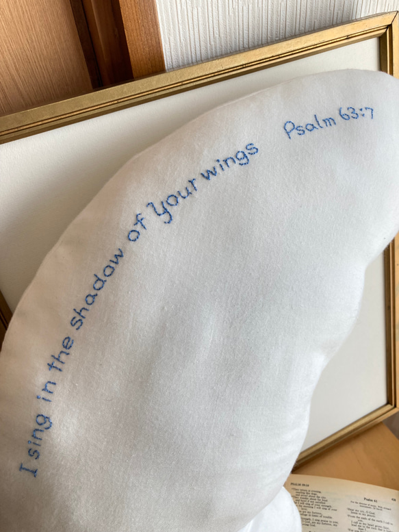 ダブルガーゼ みつばさクッション 2枚目の画像