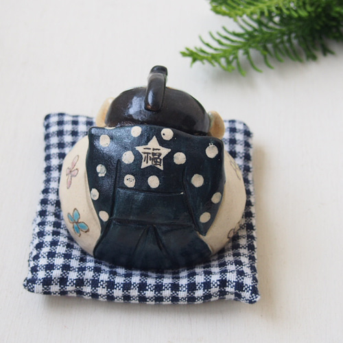 福助 オブジェ その他置物 studio claynote 通販 15171379｜Creema