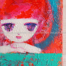 サイアミーズと鯛焼き　油絵　原画　ミニ絵画　手描き　オリジナル 受注生産】ジュエリー絵画「鉄腕アトム」AB2XS≪3週間～3か月