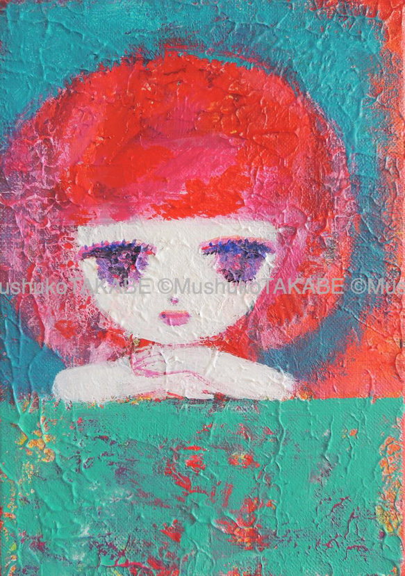 [cherry]#原画 #絵画 #ミニアート 4枚目の画像