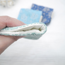 ふわもこハンカチ｜シンプルフラワー-Simple Flower-｜S・10×20cm｜ガーゼハンカチ｜プチギフト 5枚目の画像