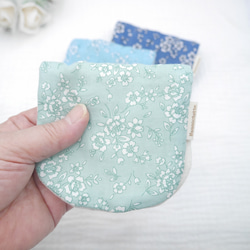 ふわもこハンカチ｜シンプルフラワー-Simple Flower-｜S・10×20cm｜ガーゼハンカチ｜プチギフト 4枚目の画像