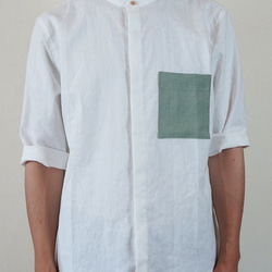 【受注制作】好きな布地でつくる、アーミッシュのデイリーシャツ 18枚目の画像