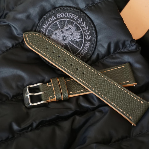 HERMES 時計 レザーベルト グリーン 調整可能 エルメス/ケリーウォッチ/グリーンダイヤル/SSGP/RefKE1201770