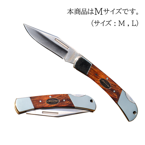フォールディングナイフ「MASANO 006」(M)アイアンウッド フォールディングナイフ「MASANO 006」(M)アイアンウッド