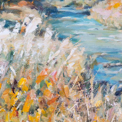 白い海　油絵　F3(273×220mm) 白い海油絵F3(273×220mm)
