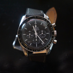 『高級革使用』フレンチシェーヴルレザー　グレー　時計ベルト　 AppleWatchバンド　レザー　腕時計　カスタム 5枚目の画像