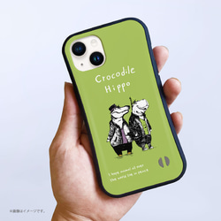 「crocodile2」耐衝撃グリップiPhoneケース 5枚目の画像