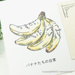 「バナナたちの事情」ヒューマンベジタブルのスタンプ 3枚目の画像